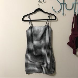 Dresses - Black Gingham Dress Dresses - Black Gingham Dress